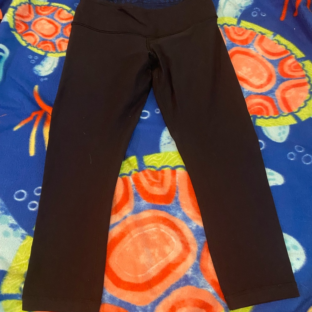 Lululemon Athletica Black Leggings Full-Length Stretch
